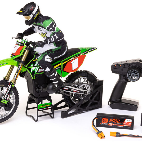 Losi Promoto-MX 1/4 Motorcycle Pro Circuit RTR - immagine 10