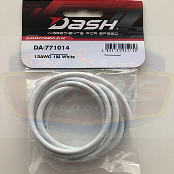 Dash Silicon Wire 13AWG White 1m