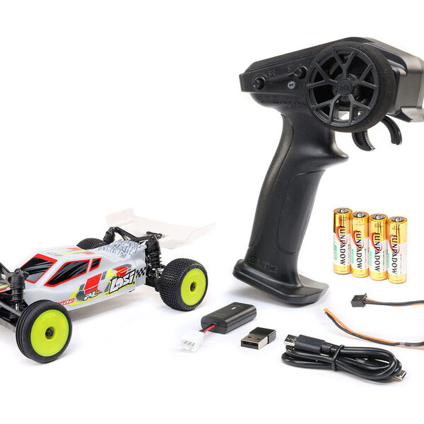 Losi 1/24 Micro-B 2WD Buggy RTR (White) - immagine 7