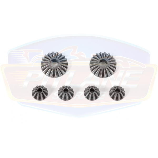 355031 Steel Diff Bevel & Satellite Gears - V2 (2+4)