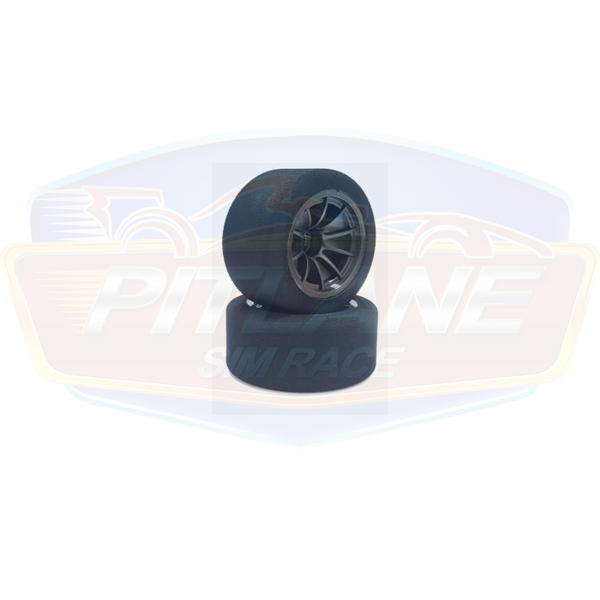 Gomme 1/10 per Formulino cerchio Nero Posteriore DURA