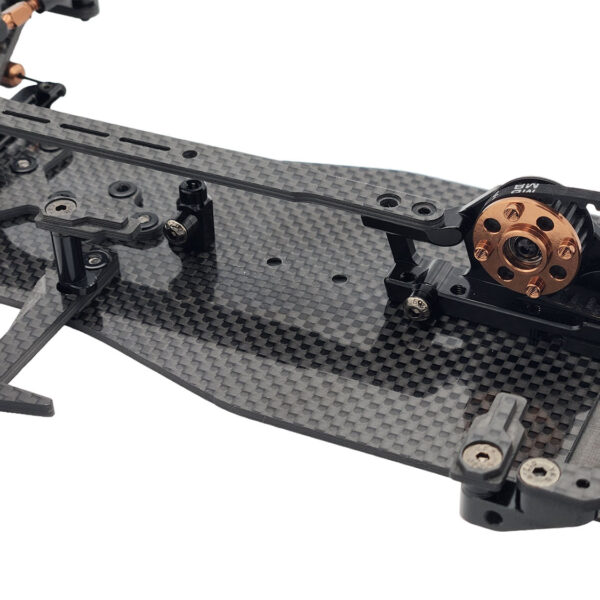RC Maker SP1-F 1/10th EP On-Road FWD Car Kit - Carbon - immagine 4